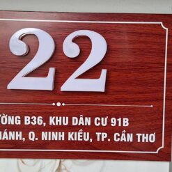 Bảng Số Nhà 01