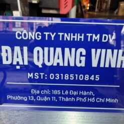 Làm bảng hiệu công ty nhanh chóng, giá rẻ