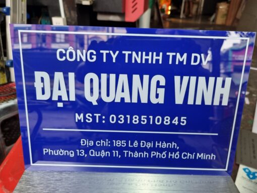 Làm bảng hiệu công ty nhanh chóng, giá rẻ