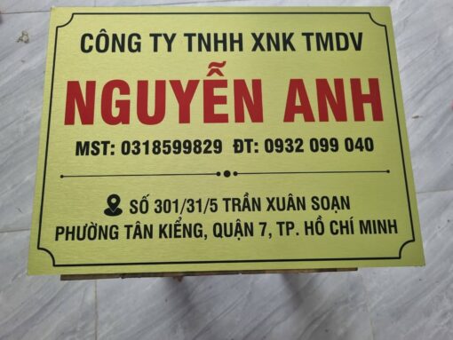 làm bảng hiệu công ty