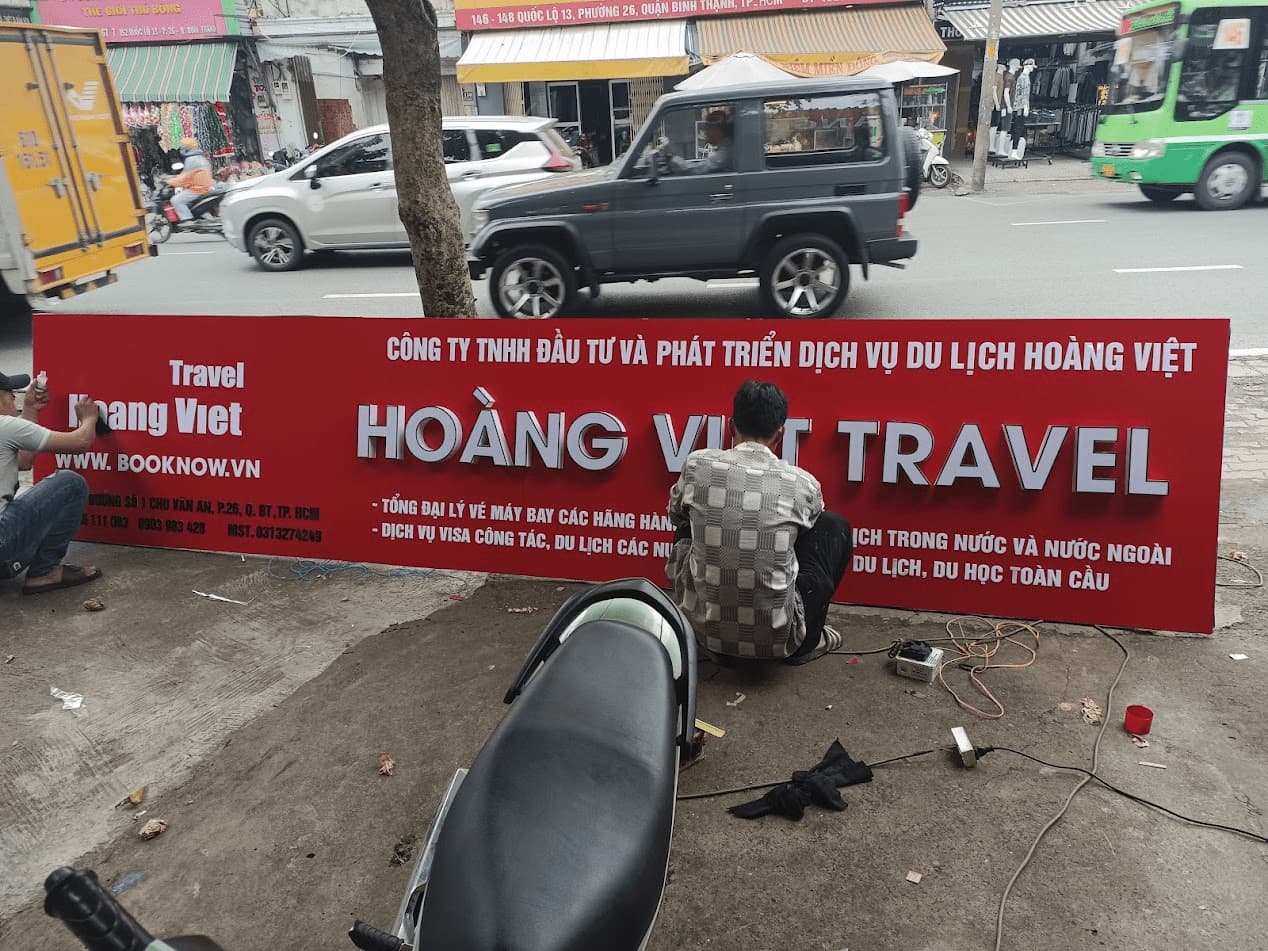 Thi công bảng hiệu tại Bình Thạnh