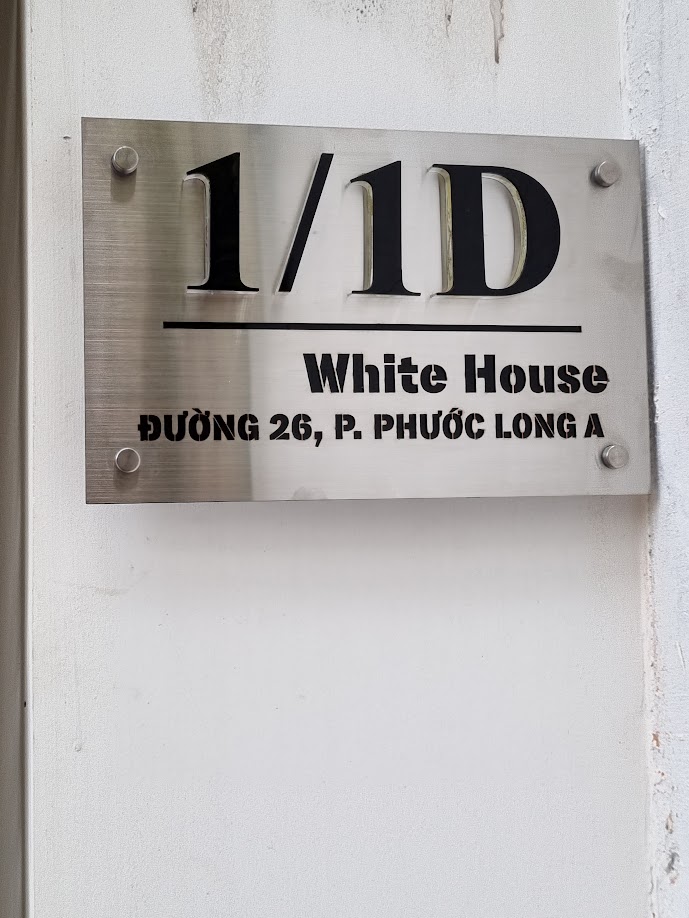 Bảng số nhà inox