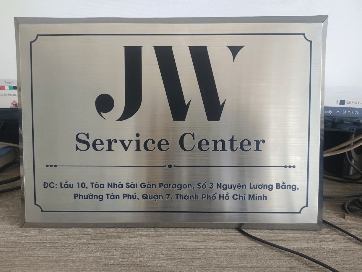 Làm biển hiệu inox tại tp. HCM