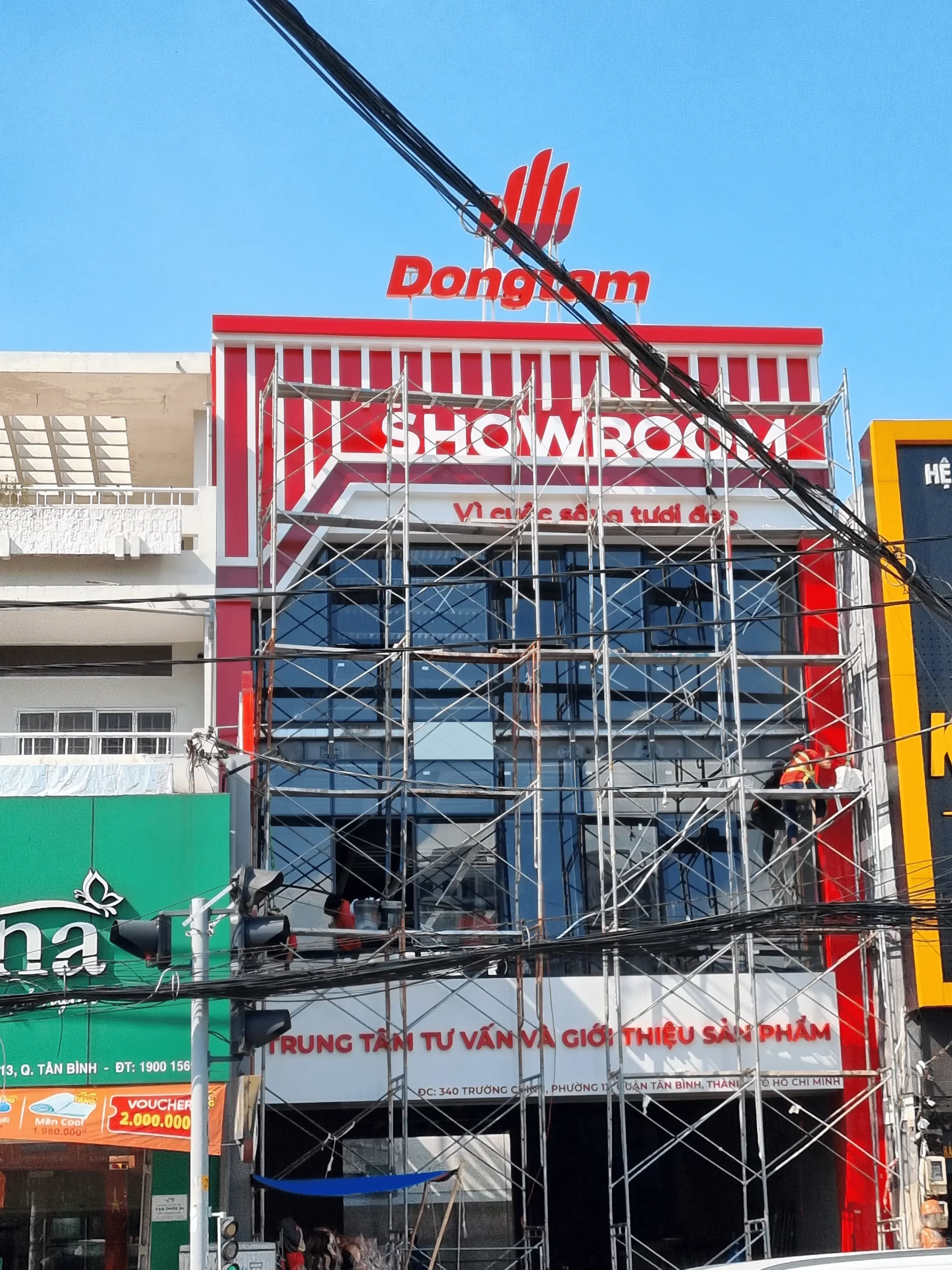 Bảng hiệu alu giá rẻ thi công tại Quận 9