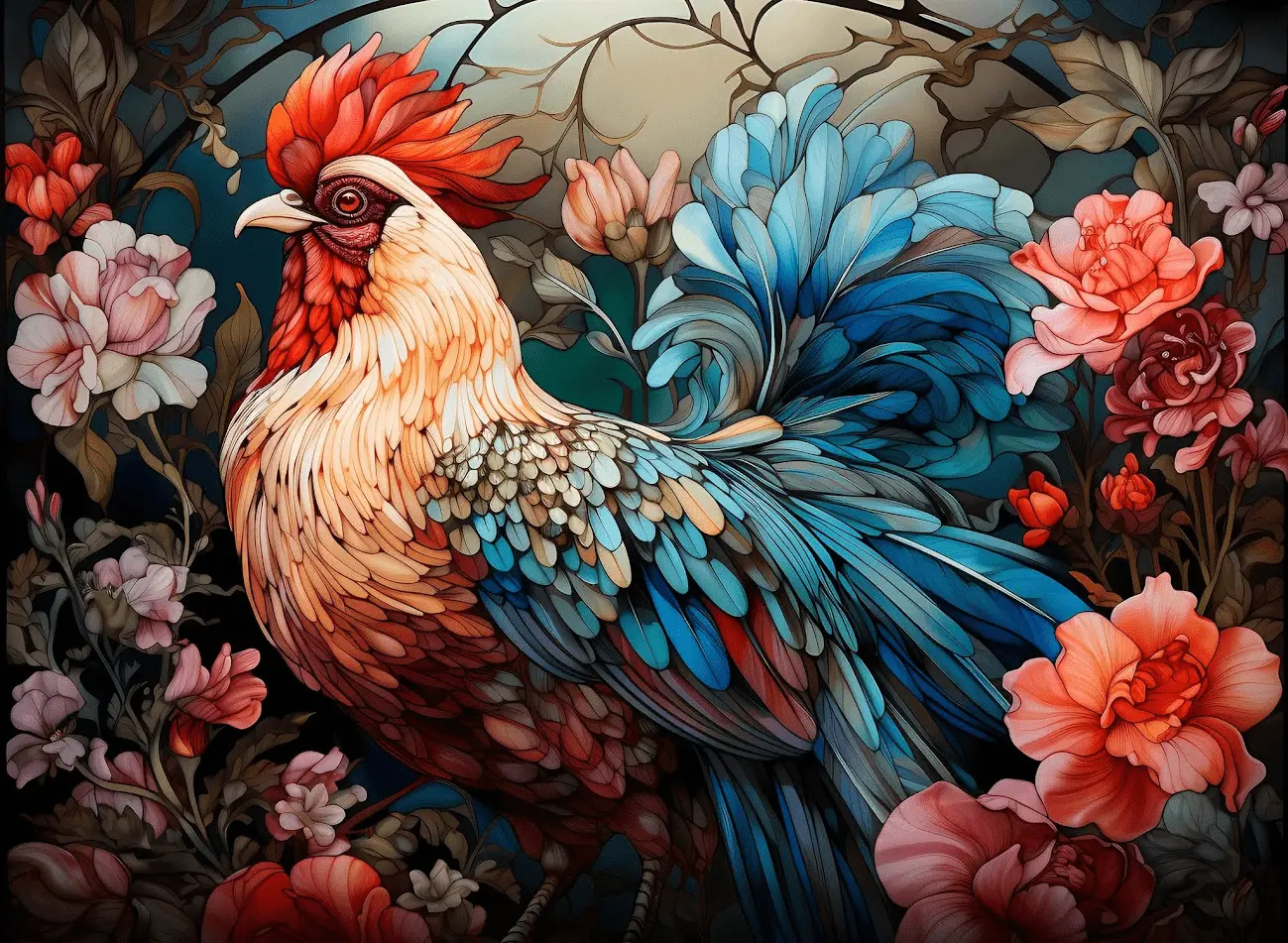 In ngược trên nền mica trong