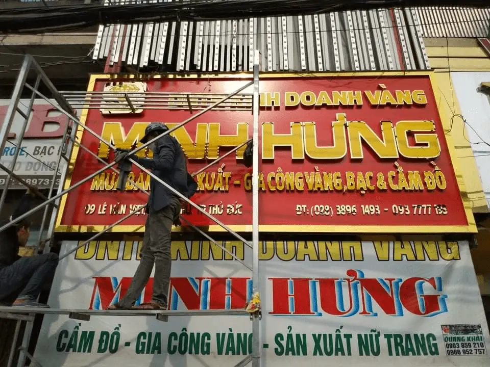 Gia công chữ inox tại thủ đức