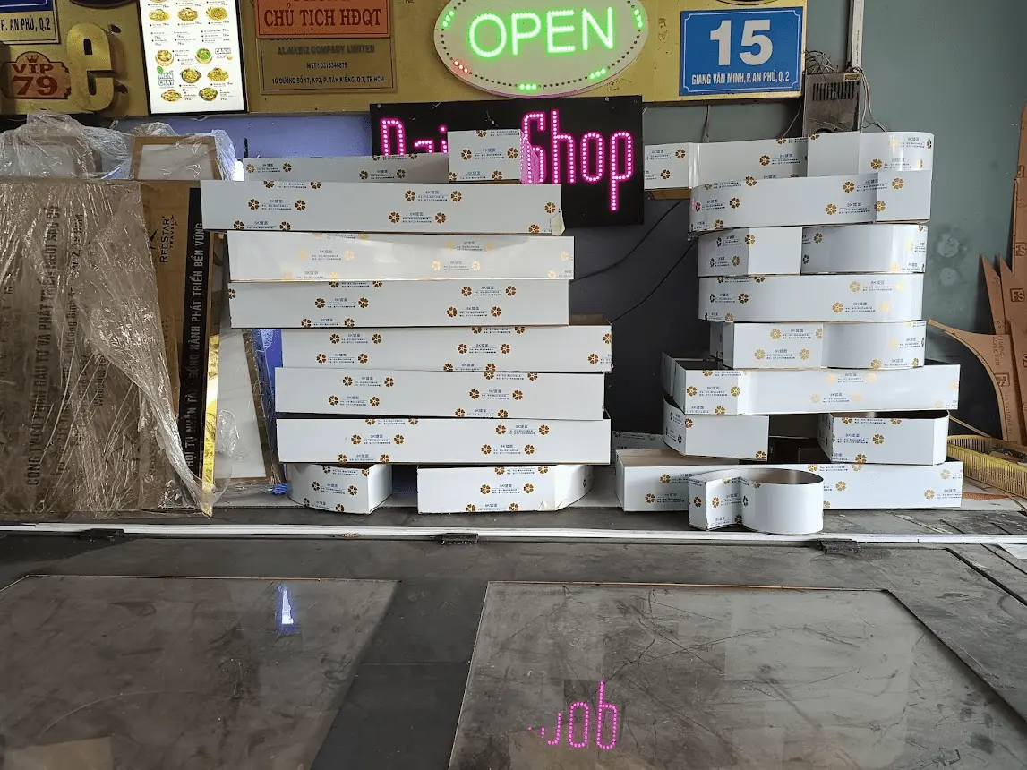 Gia công chữ nổi inox tại quận 9