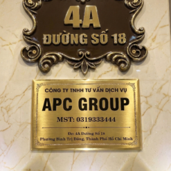 Bảng hiệu inox ăn mòn