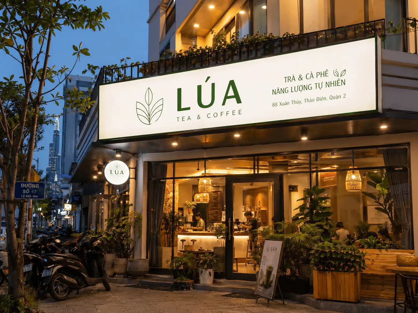 Biển đèn quảng cáo tại quận 2