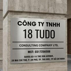 Bảng inox trắng in UV